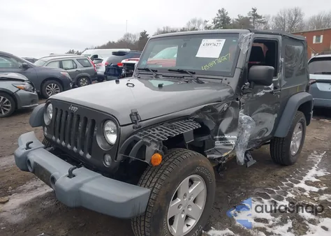 2017 Jeep Wrangler Sport 4X4 from USA, damaged, VIN 1C4AJWAG7HL584469